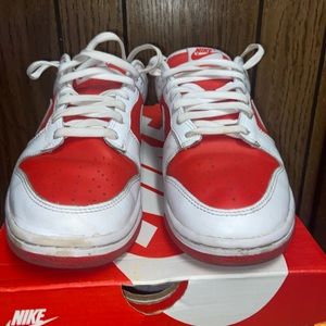 Nike dunks. Size 9.5 they is a little dirty can be cleaned